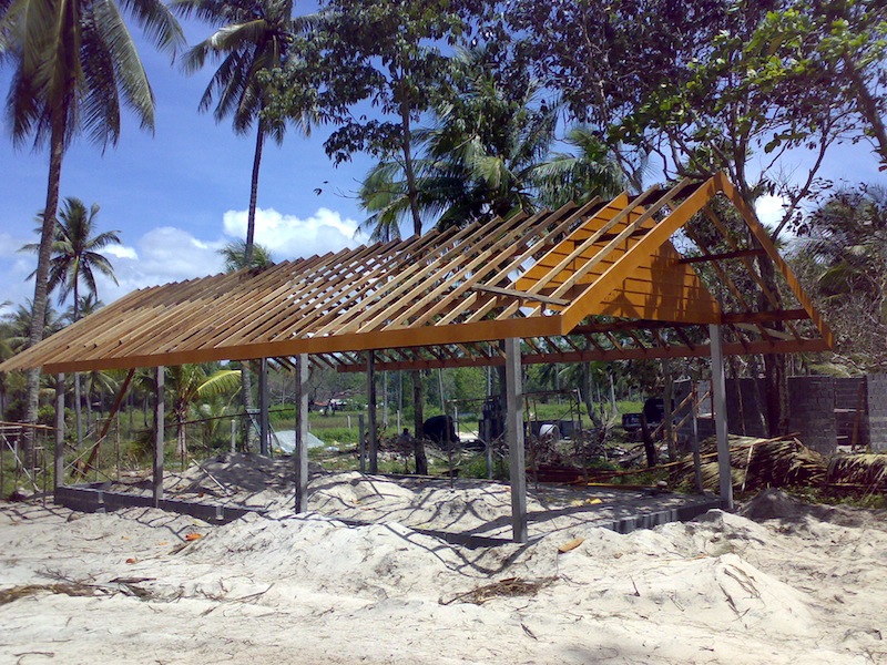 Construction of the restaurant