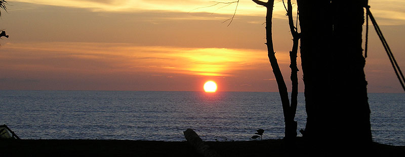 Sunset at Mai Khao Beach