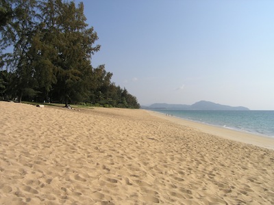 Mai Khao Beach in February